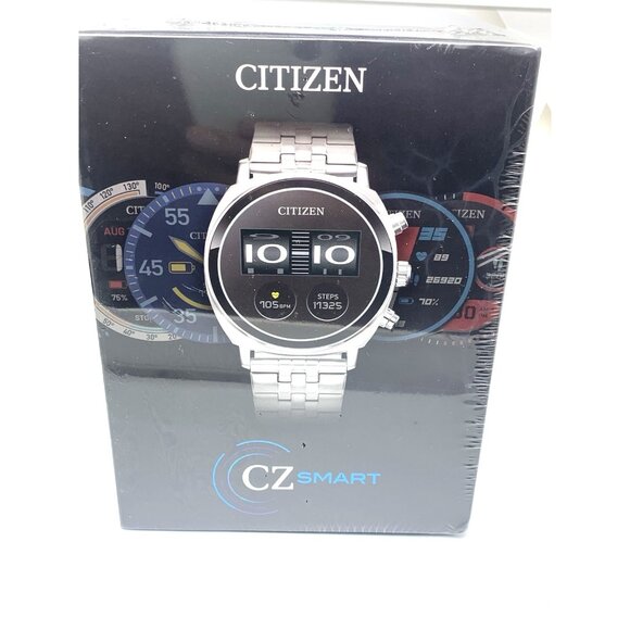 Citizen Men's Watch MX1000-52X CZ Smart Smartwatch Black Dial Stainless Steel - Picture 6 of 7